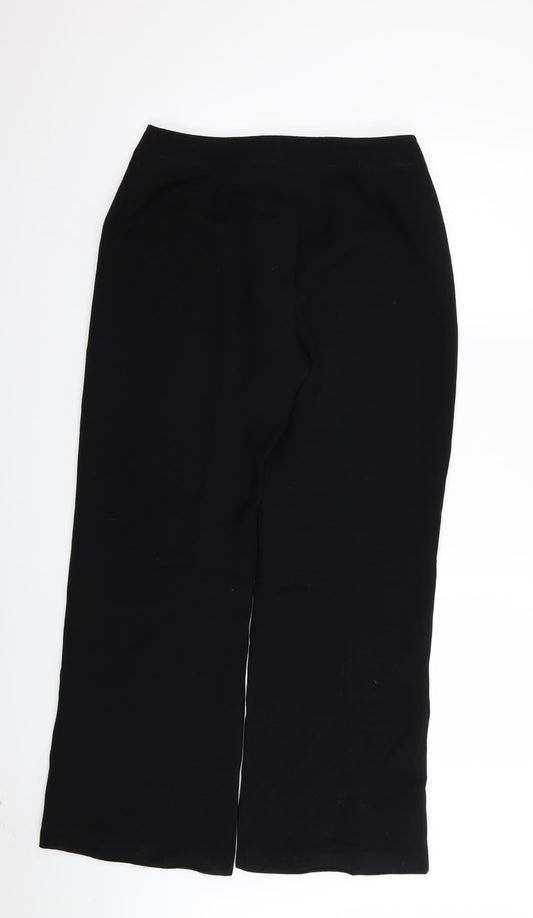 Principles Womens Black Trousers Size 10 L30 in