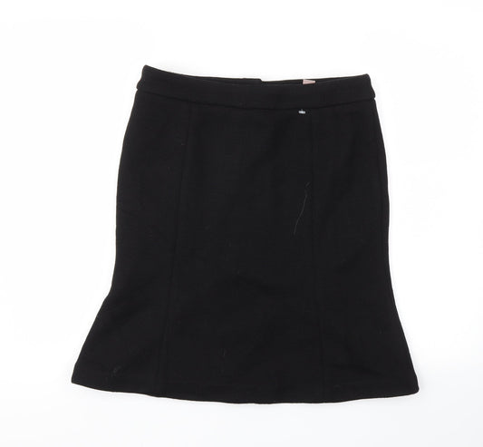 H&M Womens Black A-Line Skirt Size 6