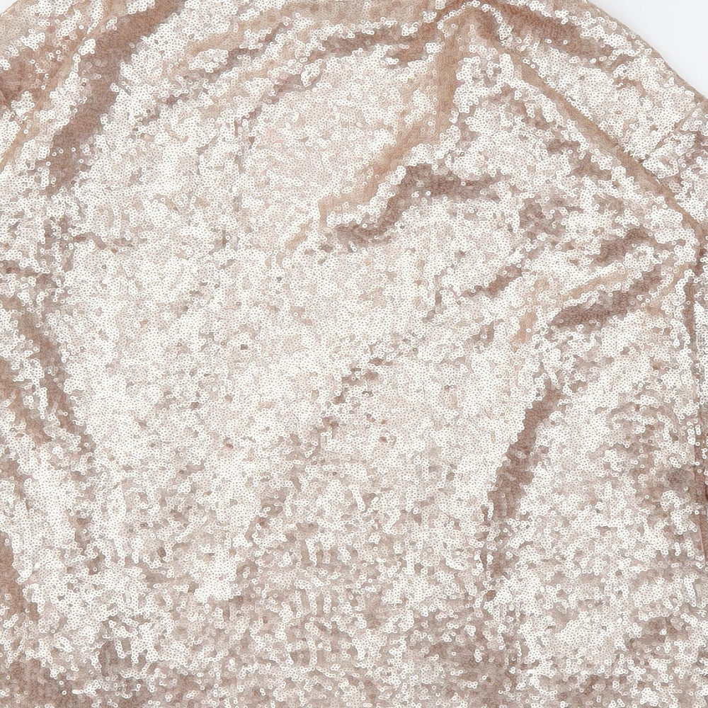 F&F Womens Gold   Jacket Blazer Size 6