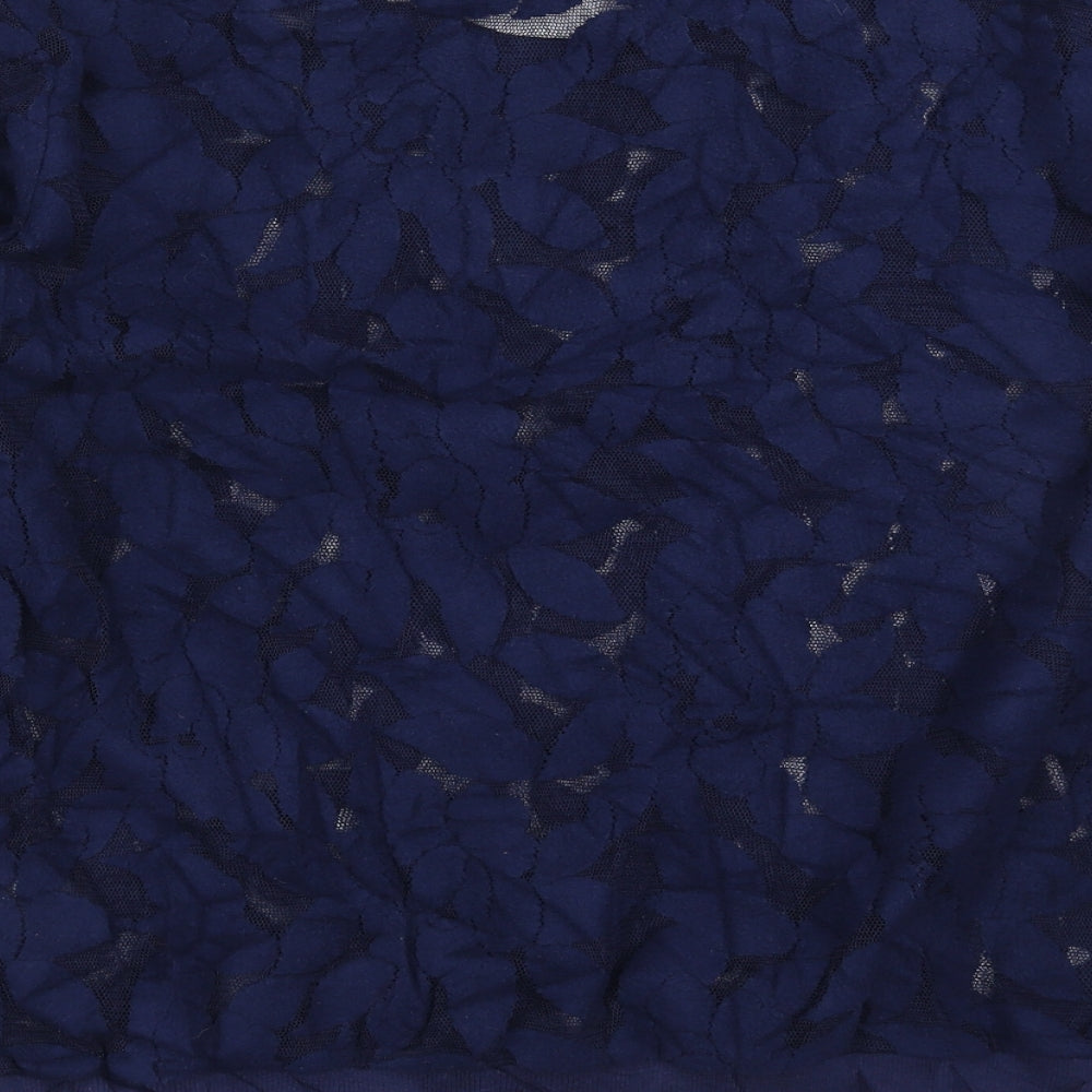 Womens UK Size 14 Marks and Spencer Blue Pullover Jumper