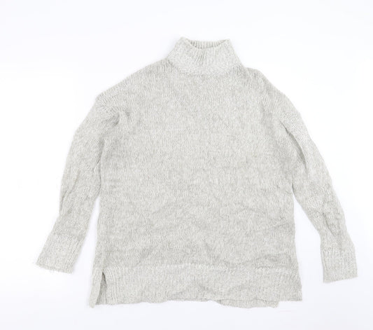 New Look Womens Grey Pullover Jumper Size S
