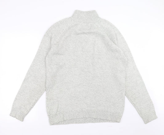 Peacocks Mens Grey Pullover Jumper Size L