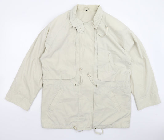 Womens UK Size 12 C&A Beige Jacket