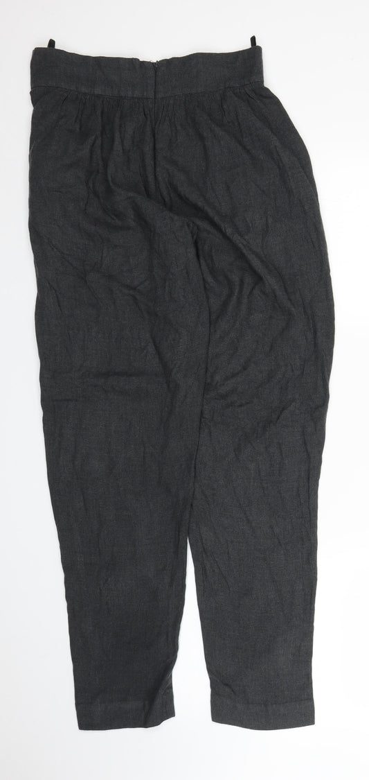Womens UK Size 12 French Connection Regular Fit Bloomer Grey Trousers