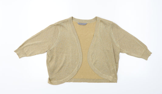 Principles Womens Brown Cardigan Jumper Size 16