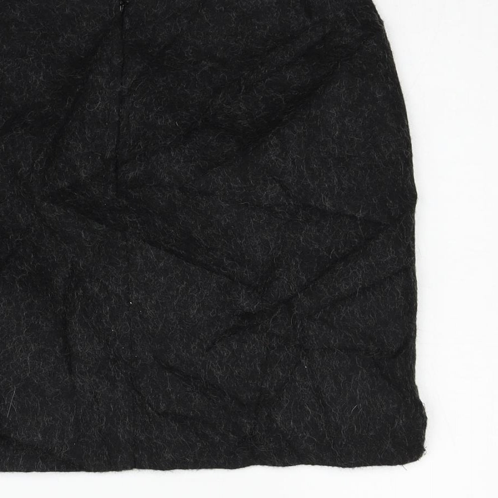 H&M Womens Grey Flare Skirt Size 14