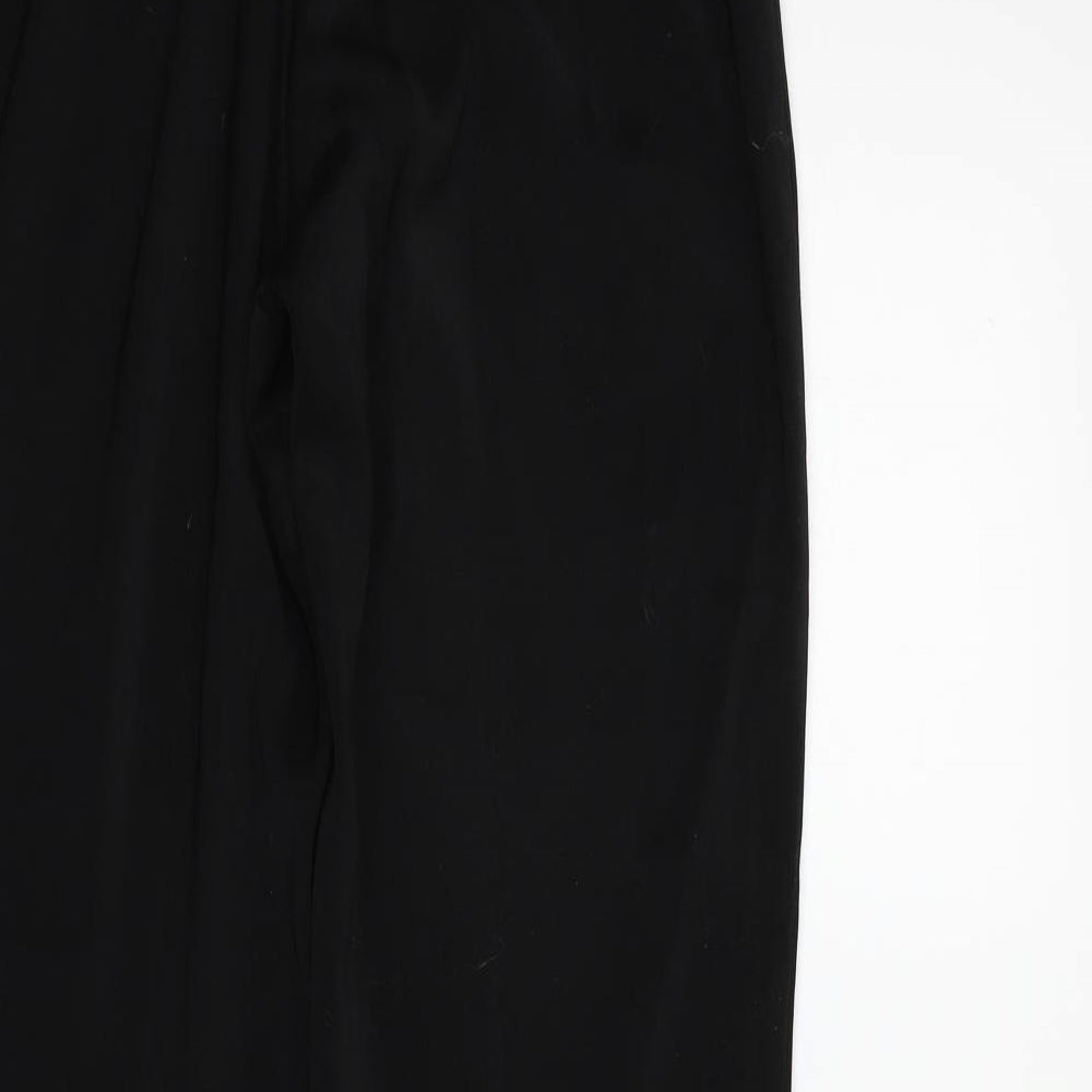 Womens UK Size 10 NL Collection Regular Fit Black Trousers