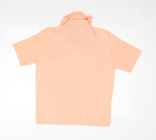 Preworn Womens Orange Pullover Jumper Size M