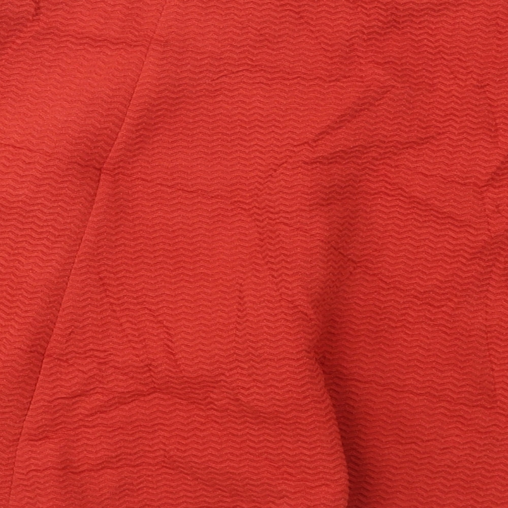 George Womens Brown Geometric Skater Skirt Size 30 in