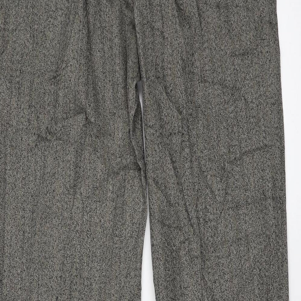Womens UK Size 10 Marks and Spencer Regular Fit Brown Trousers
