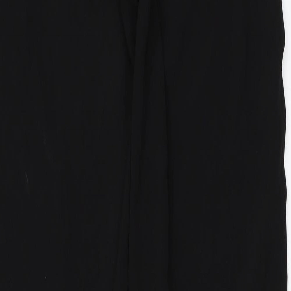 Halston Womens Black Trousers Size 6 L29 in - leg detail