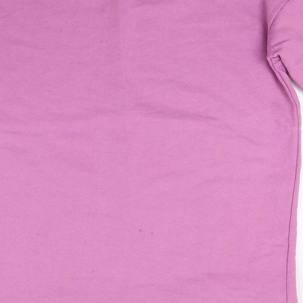 Boohoo Womens Purple   Pullover Sweatshirt Size 10