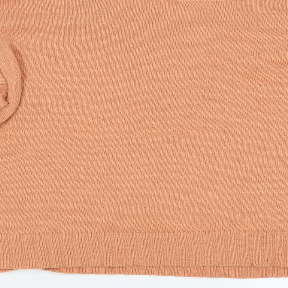 Preworn Womens Orange Pullover Jumper Size M