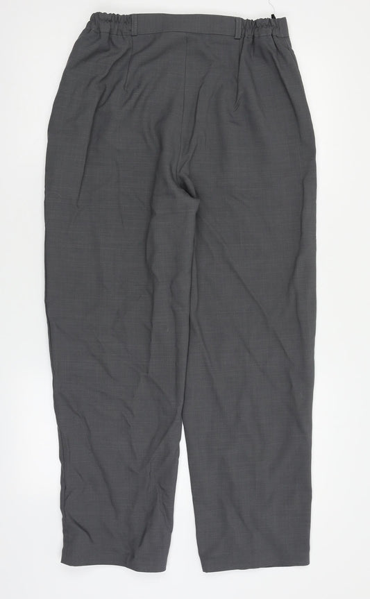 Bonmarché Womens Grey Trousers Size 14 L27 in