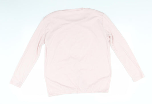 Womens UK Size XL Preworn Pink Basic T-Shirt