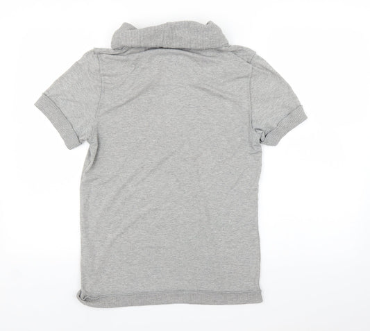 Womens UK Size S New Look Grey Basic T-Shirt