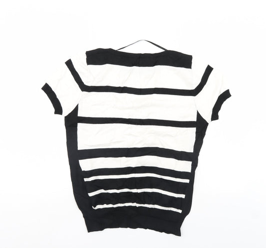 Just Elegance Womens Multicoloured Striped Pullover Jumper Size L