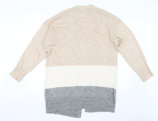 F&F Womens Pink Striped Jacket Size L