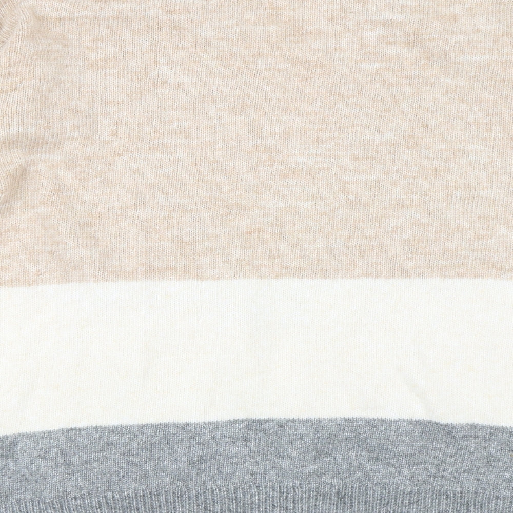 F&F Womens Pink Striped Jacket Size L