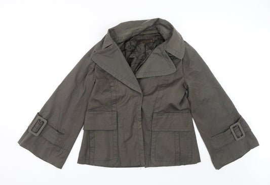 Womens UK Size S Zara Green Jacket