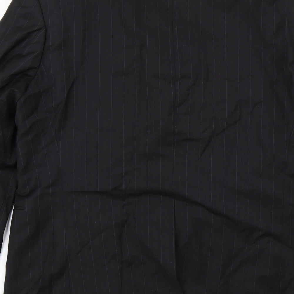 Mens UK Size 36 Van Kollem Regular Black Suit Jacket