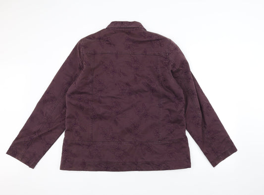 Womens UK Size 16 EWM Purple Jacket
