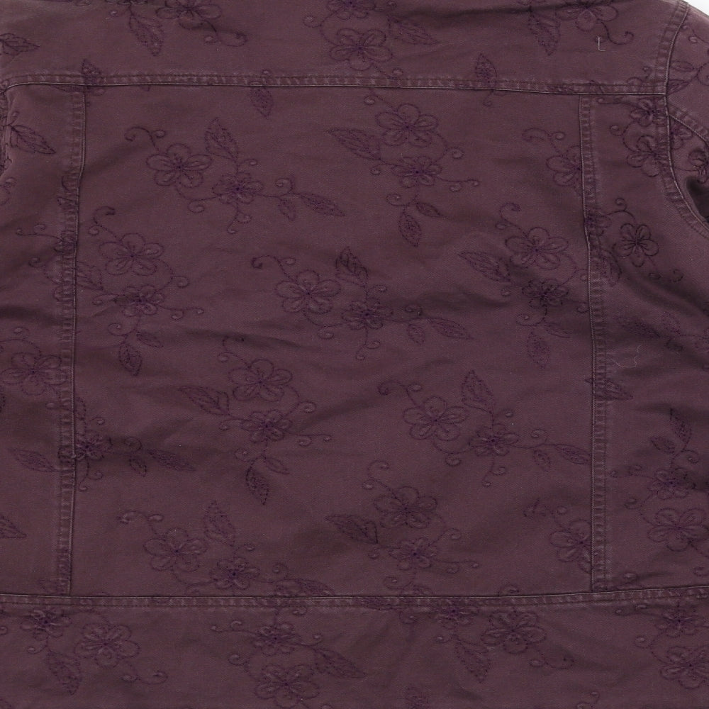 Womens UK Size 16 EWM Purple Jacket