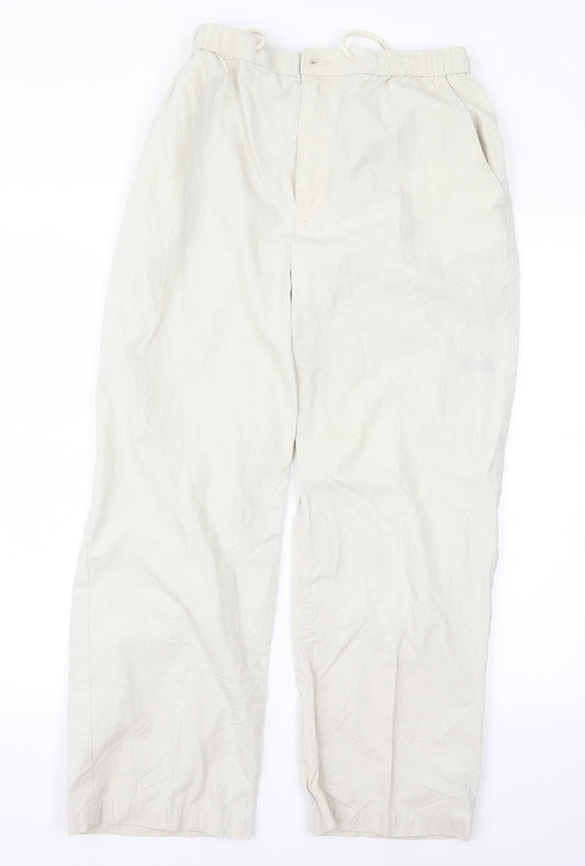 Womens UK Size 10 st michael Regular Fit Beige Trousers