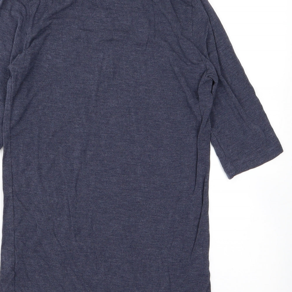Womens UK Size M Preworn Green Basic T-Shirt