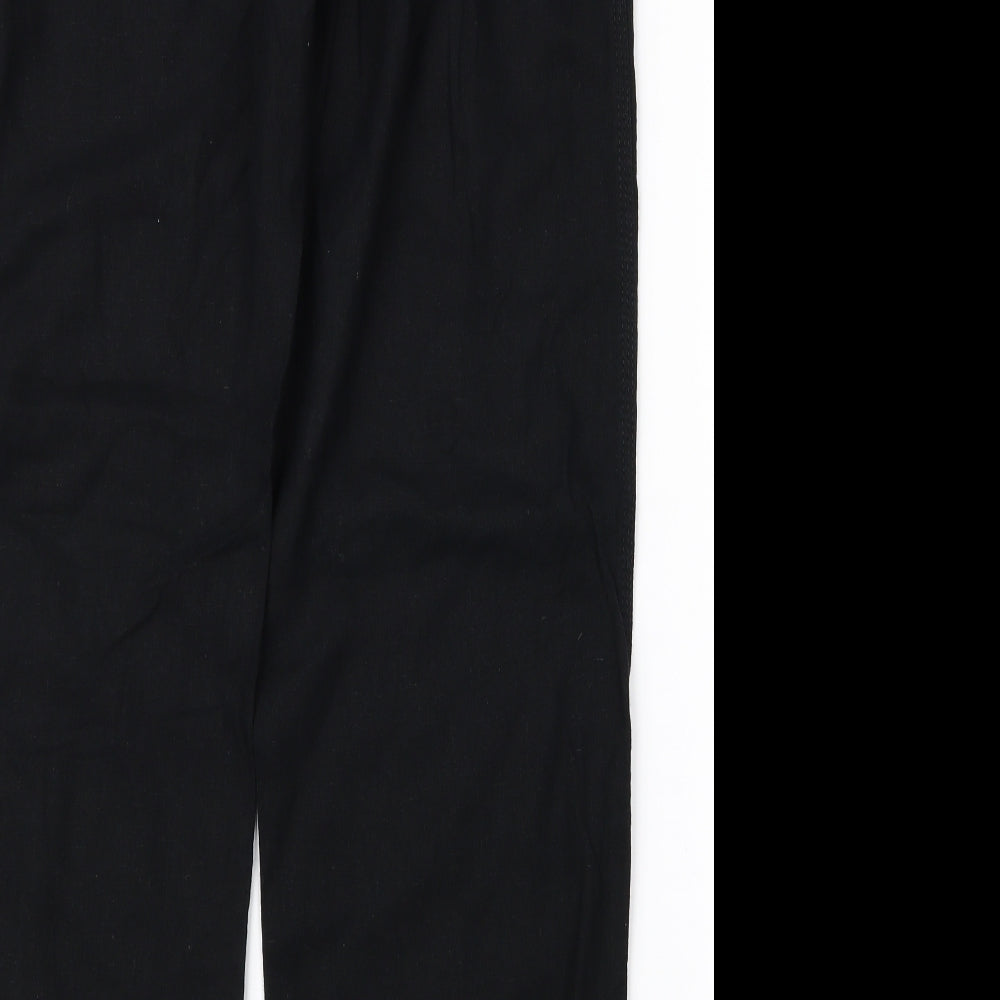 TU Womens Black Rayon Trousers Size 30 L30 in