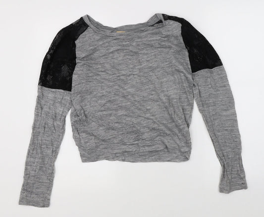 Zara Womens Grey Pullover Jumper Size M