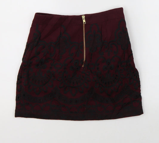 Womens UK Size 8 Topshop A-Line Skirt