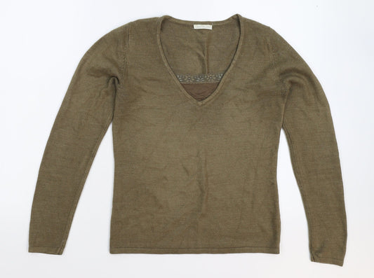 Matalan Womens Grey Knit Pullover Jumper Size 8