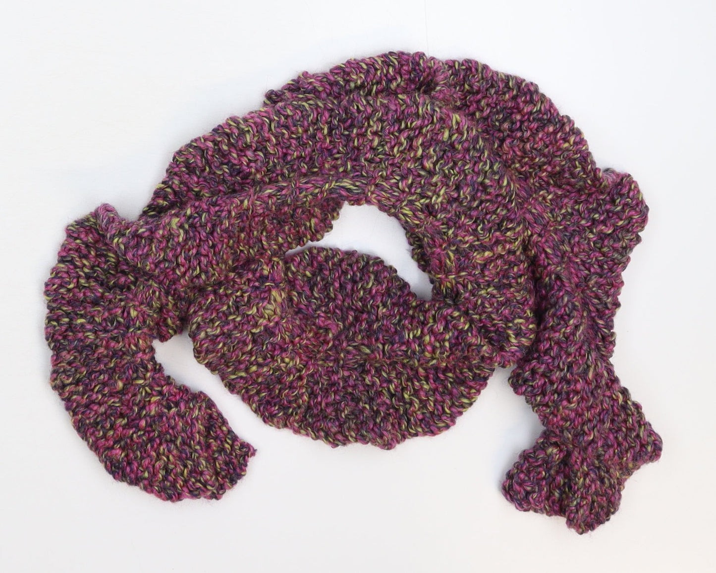 Preworn Girls Pink Knit Scarf Scarves & Wraps One Size