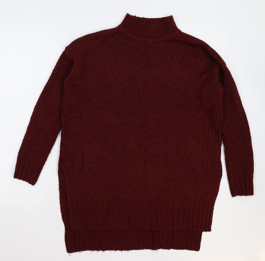 New Look Womens Brown Knit Pullover Jumper Size 8 - Oversized