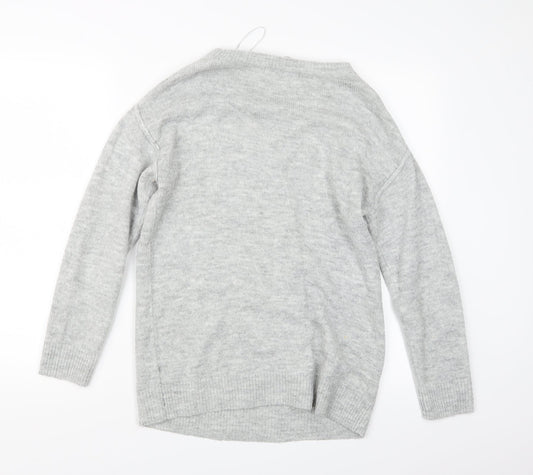 George Womens Grey Knit Pullover Jumper Size 8