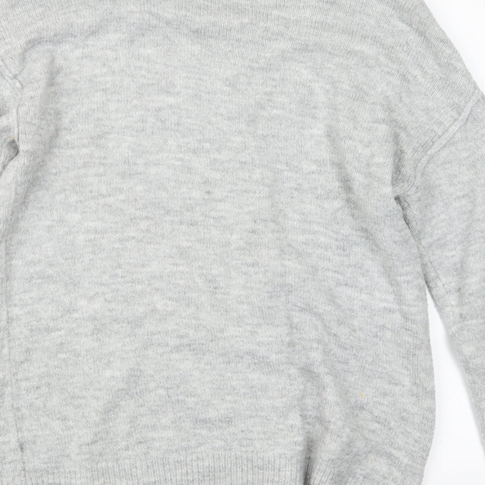 George Womens Grey Knit Pullover Jumper Size 8