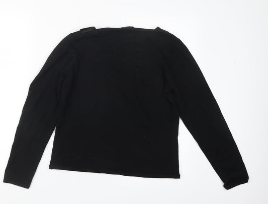 Womens UK Size S BM Black Pullover Jumper