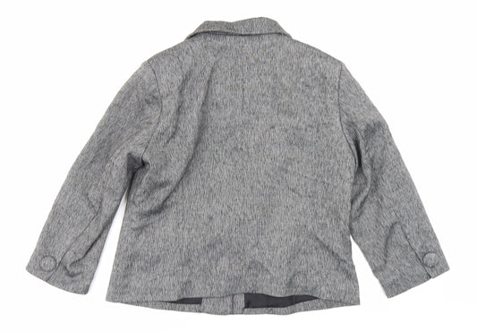 Preworn Womens Grey Jacket Blazer Size 18