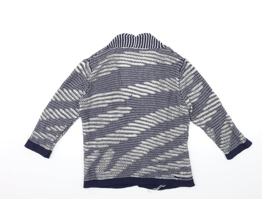 Womens UK Size M Per Una Blue Cardigan Jumper