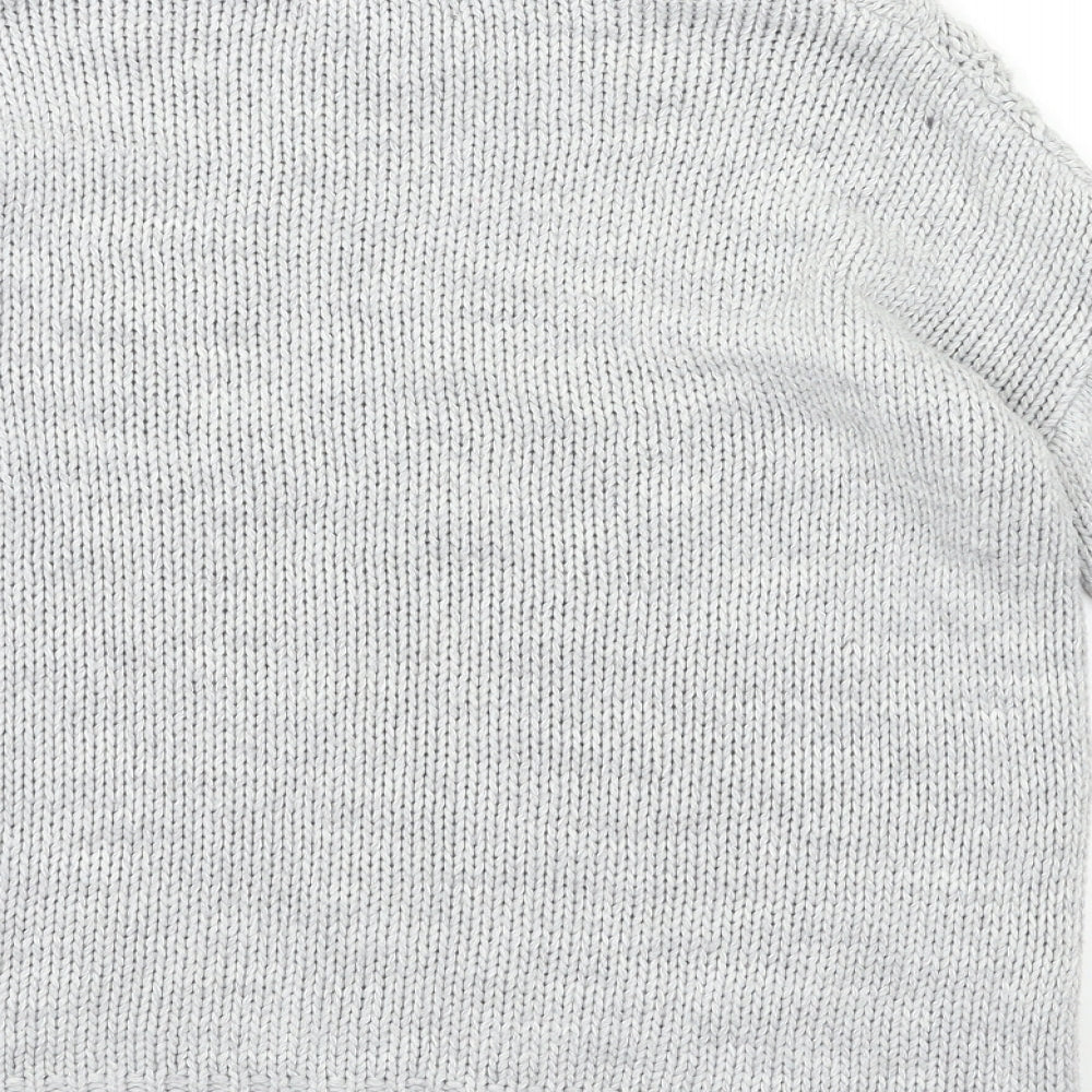 Primark Womens Grey Knit Pullover Jumper Size 4