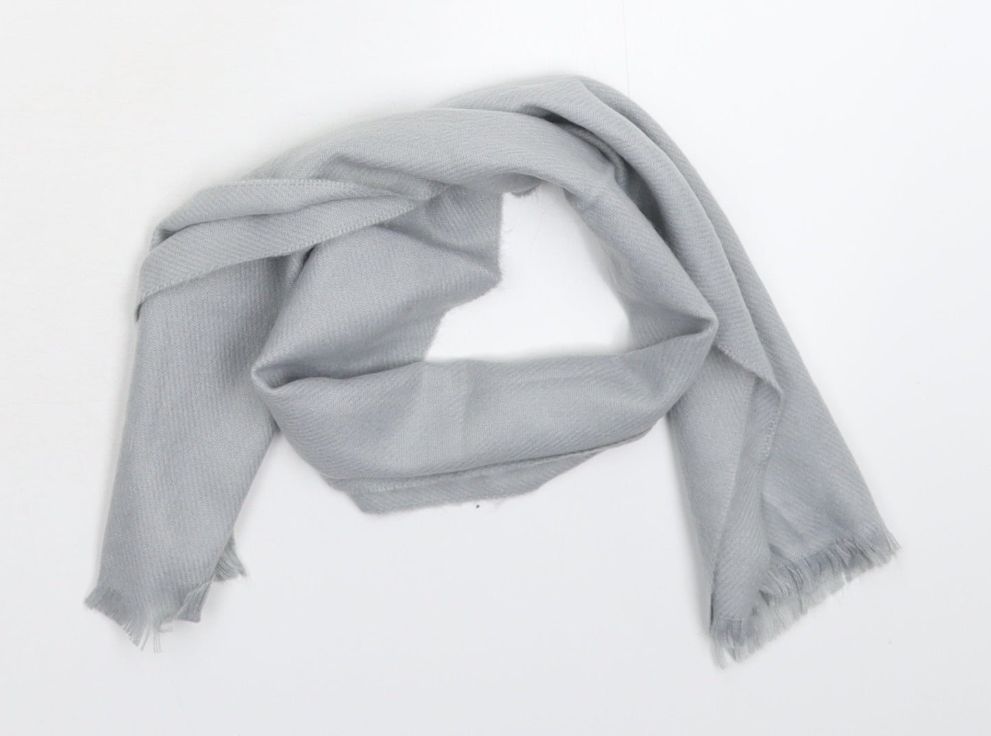 Preworn Womens Grey Knit Scarf