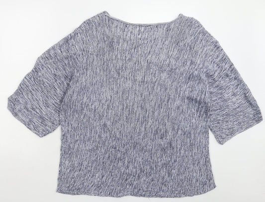 Womens UK Size L H&M Blue Pullover Jumper