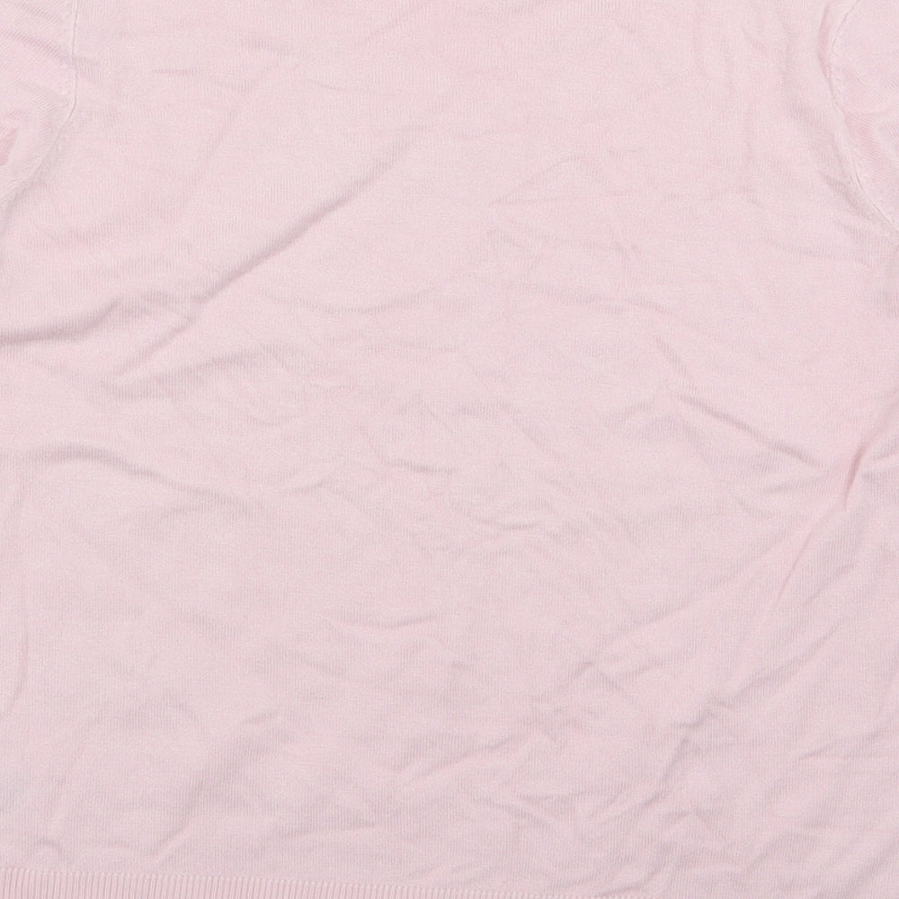 M&S Womens Pink Basic T-Shirt Size 10