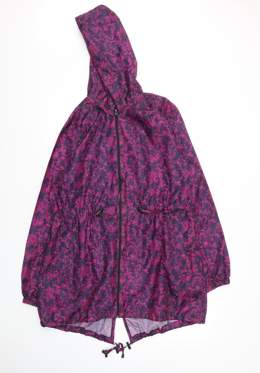 JBC Collection Womens Pink Floral Jacket Coat Size M