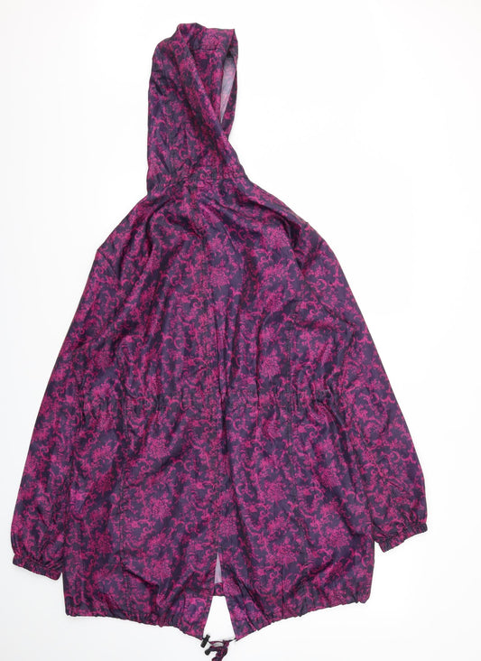 JBC Collection Womens Pink Floral Jacket Coat Size M