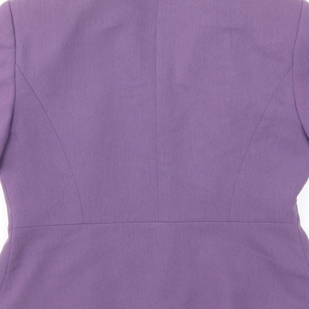 Womens UK Size 10 Richards Purple Basic Blouse