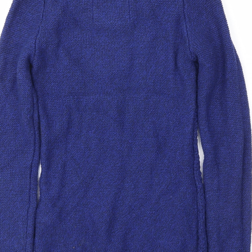 Womens UK Size XS LOGG Blue Pullover Jumper