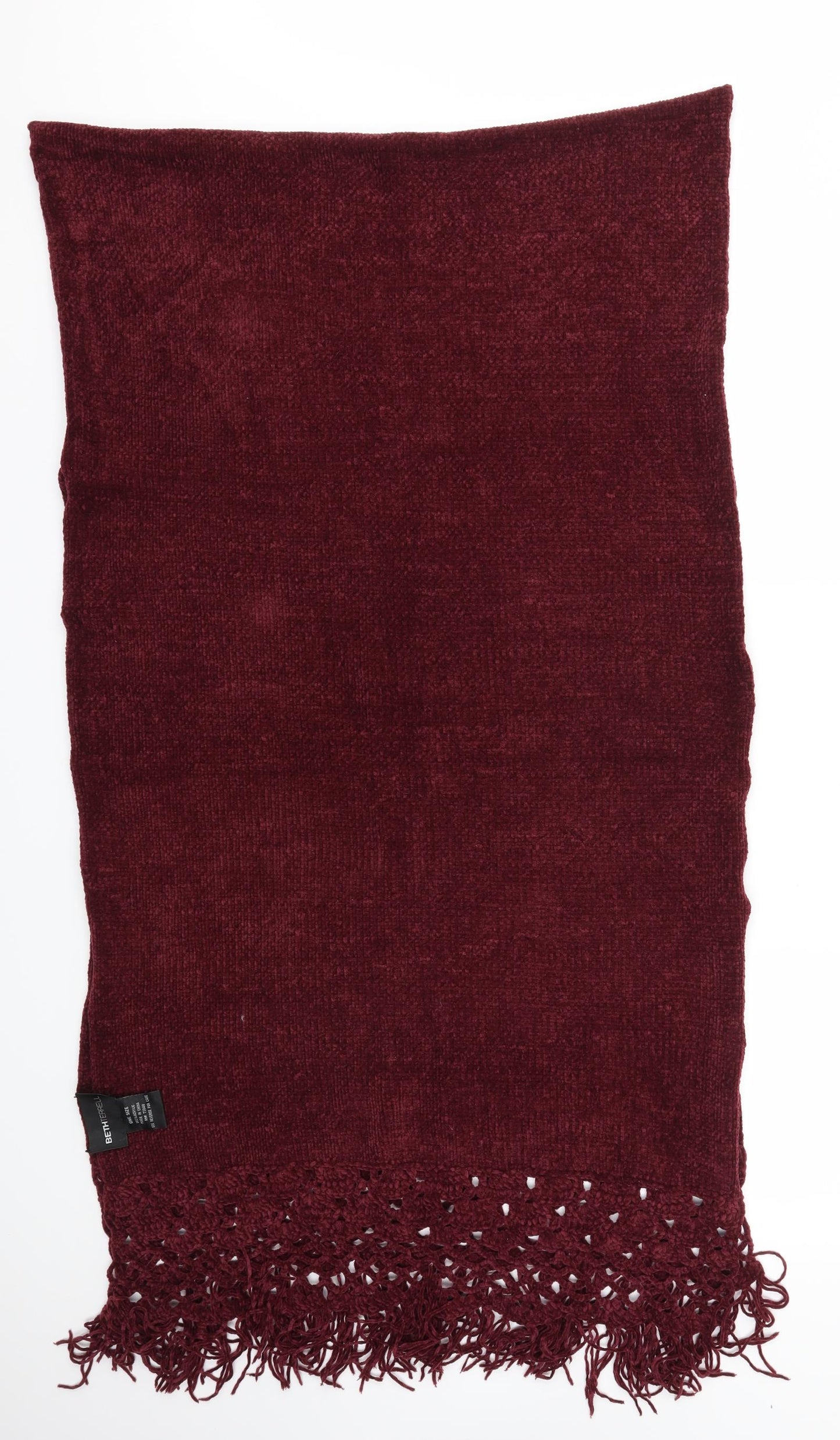 Beth Terrell Womens Purple Scarf