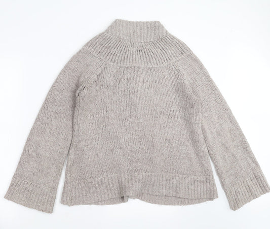 Womens UK Size S EA Grey Cardigan Jumper